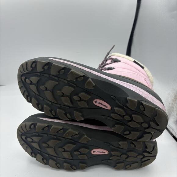 Columbia Snow Boots Womens Size 9 Cascadian Trinity Pink Insulated Winter C - Picture 9 of 9